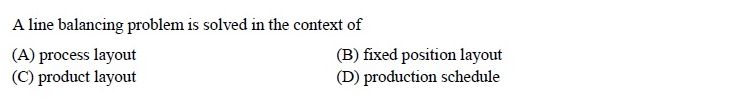 online practice test - Production and Industrial Engineering